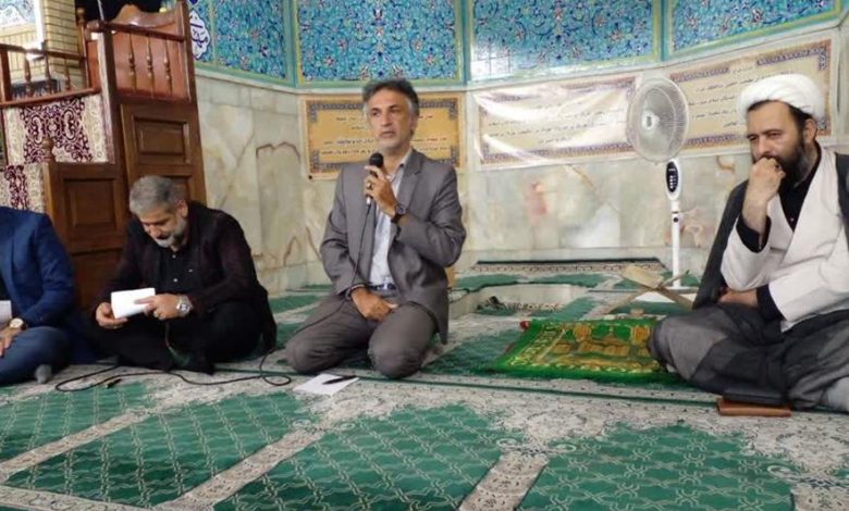 برپایی میزخدمت مدیریت توزیع برق مهرشهر در مسجدجامع فاز4