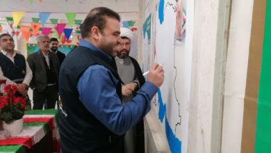 حضور سرپرست و مدیران شرکت گاز البرز در نمایشگاه انقلاب غیرت