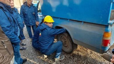 برگزاری مانور عملیاتی برای آمادگی ناوگان موتوری شرکت توزیع برق استان اردبیل