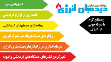 اینفوگرافی / زمستان گرم با صرفه‌جویی در انرژی