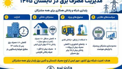 مدیریت مصرف برق در تابستان 1405